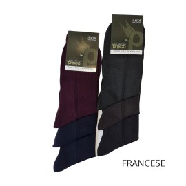 6 Paia di Calze uomo Prisco lunghe e classiche in leggero e morbido cotone 2