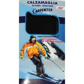 2 Paia Calzamaglia uomo Carpenter lunga in caldo cotone...