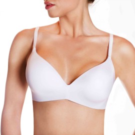 Reggiseno donna Lepel imbottito senza ferretto in microfibra invisibile