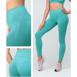 Leggings donna Eletta Milano sportivo in microfibra seamless Push Up 2