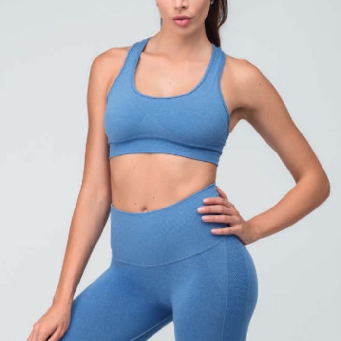 Top reggiseno donna Eletta Milano sportivo in tessuto tecnico senza cuciture