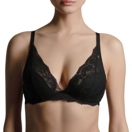 Reggiseno Lepel francese a balconcino in pizzo 3D con ferretto e imbottitura