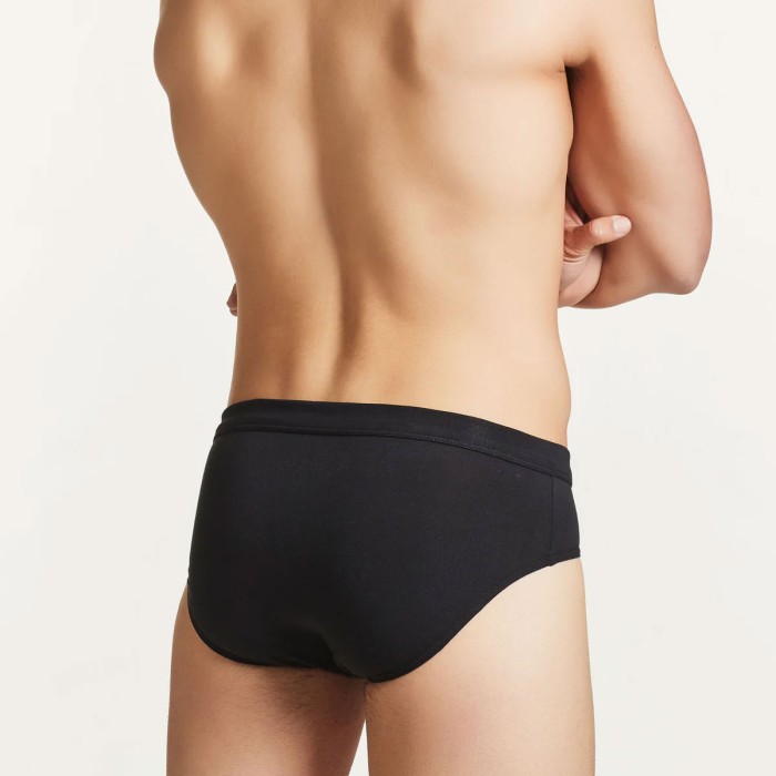 2 Slip da uomo Ragno in cotone Biologico elasticizzato senza elastico comfort