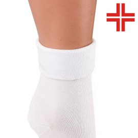 12 Paia Calze donna Meritex Sanitarie corte in caldo cotone con polsino non elastico 2