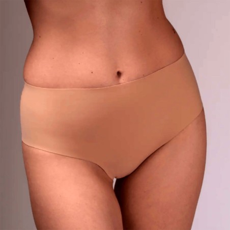 Guainetta donna Gios in microfibra vita alta con taglio laser su girogamba e in vita