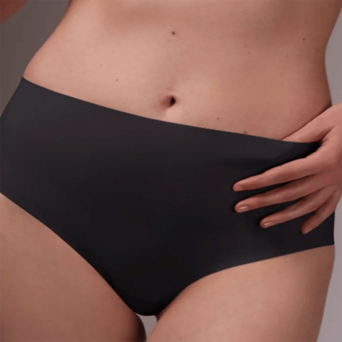 Guainetta donna Gios in microfibra vita alta con taglio laser su girogamba e in vita