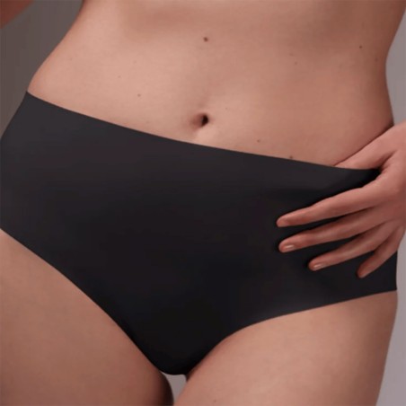 Guainetta donna Gios in microfibra vita alta con taglio laser su girogamba e in vita