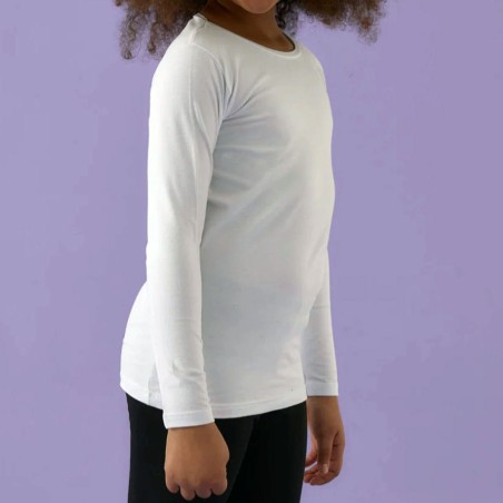 Maglia bambina Jadea manica lunga in morbido cotone elasticizzato invernale
