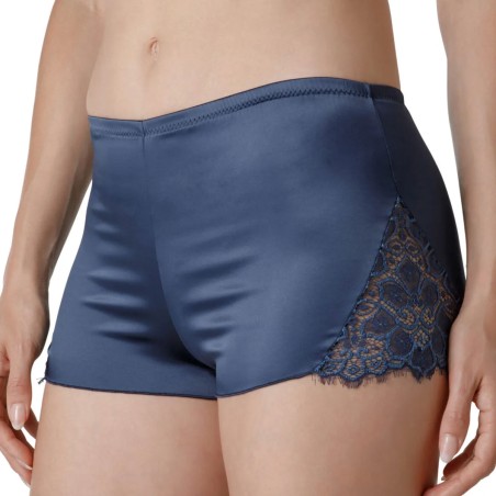 Slip Culotte donna Tramonte in raso elasticizzato con pizzo sui fianchi