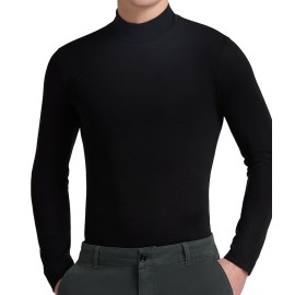 Maglia uomo Liabel manica lunga con collo a lupetto in caldo misto lana