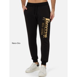 Pantalone tuta uomo Boxeur Des Rues con logo stampato, elastico in vita e tasche