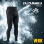 Calzamaglia uomo WRK lunga in microfibra felpata termica con apertura