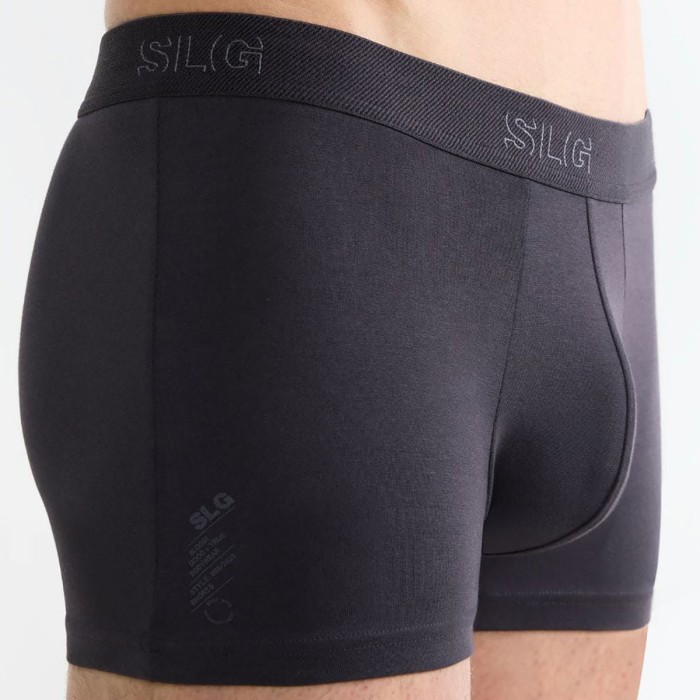 2 Boxer uomo Sloggi in cotone organico con elastico comfort loggato
