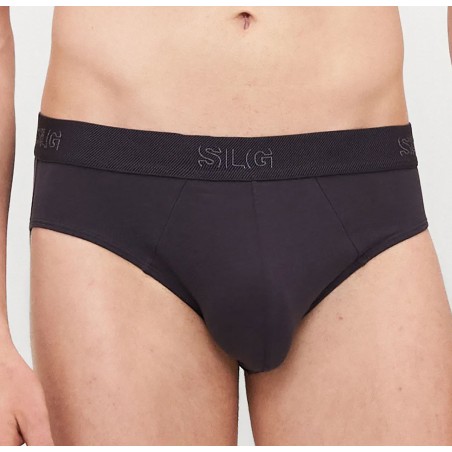 2 Slip uomo Sloggi a vita bassa in cotone organico con elastico comfort loggato
