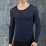 Maglia uomo Sublyme manica lunga a girocollo in caldo Modal e Cashmere