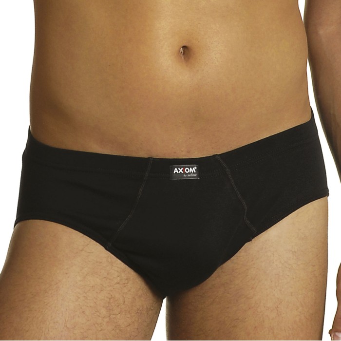 3 Slip da uomo Axiom in leggero cotone elasticizzato con elastico interno