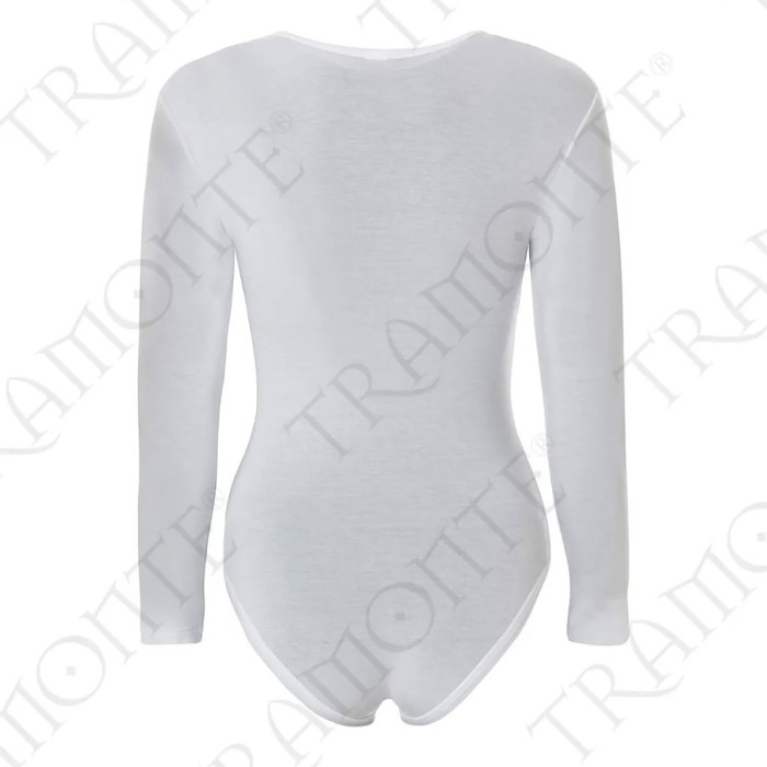 Body donna Tramonte manica lunga in leggero micro Modal elasticizzato