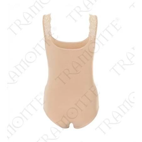 Body donna Tramonte spalla larga in morbido micromodal elasticizzato e pizzo