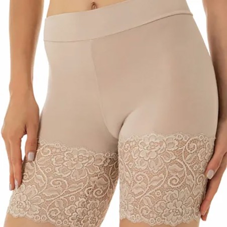 Culotte donna Tramonte vita alta in morbido micromodal con gamba in pizzo