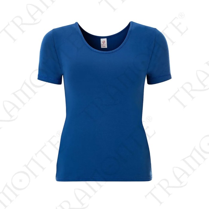 T-shirt maglia donna Tramonte manica corta a girocollo in micromodal liscio
