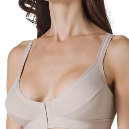 Bralette donna Tramonte in micromodal con allacciatura frontale e coppe imbottite