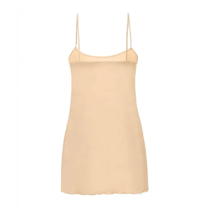 Sottoveste donna Tramonte a spalla stretta in raso elasticizzato liscio