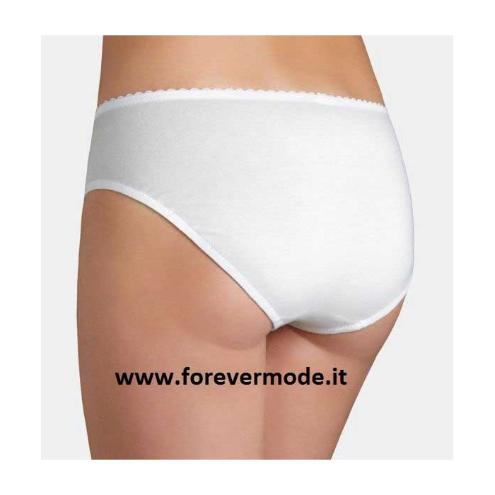 Slip donna Triumph Cotton Lace Comfort Maxi modellante leggero