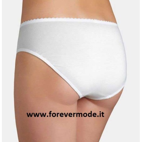 Slip donna Triumph Cotton Lace Comfort Maxi modellante leggero