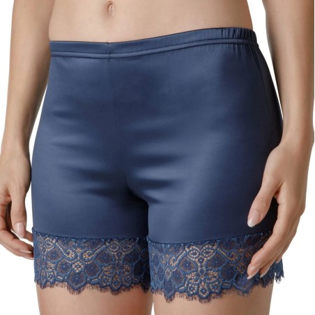 Culotte donna Tramonte in raso elasticizzato con girogamba profilata in pizzo