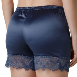 Culotte donna Tramonte in raso elasticizzato con girogamba profilata in pizzo 2