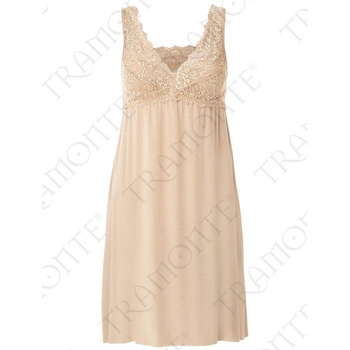 Camiciola donna Tramonte a spalla larga in viscosa con con inserto di piazzo