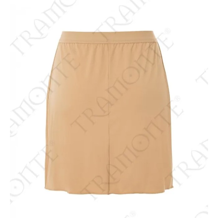 Sottogonna donna Tramonte corta in morbida microfibra liscia senza spacco