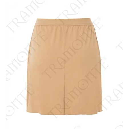 Sottogonna donna Tramonte corta in morbida microfibra liscia senza spacco