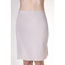 Sottogonna donna Tramonte lunga in morbida microfibra con spacco laterale