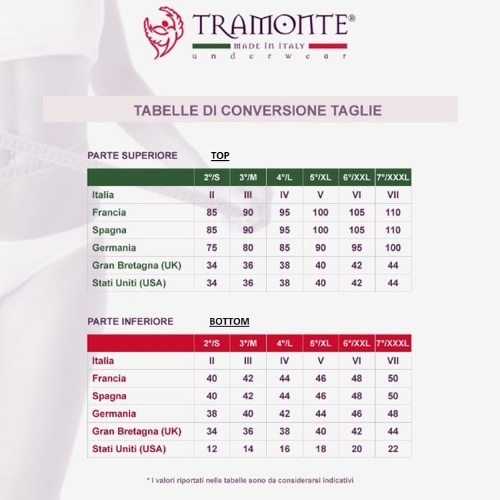 Corpetto chemise donna Tramonte spalla stretta in micromodal con inserti tulle e pizzo