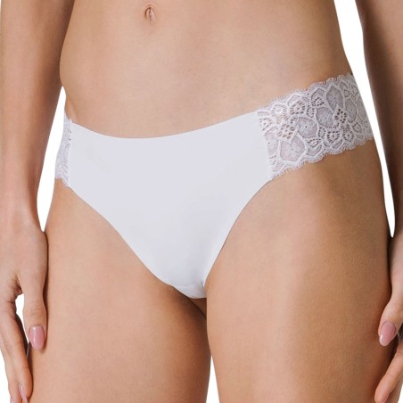 Slip donna Tramonte in microfibra taglio laser anti segno con pizzo sui fianchi