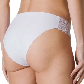 Slip donna Tramonte in microfibra taglio laser anti segno con pizzo sui fianchi 2