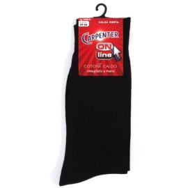 6 Paia di Calze da uomo Carpenter corte in caldo cotone con polsino comfort