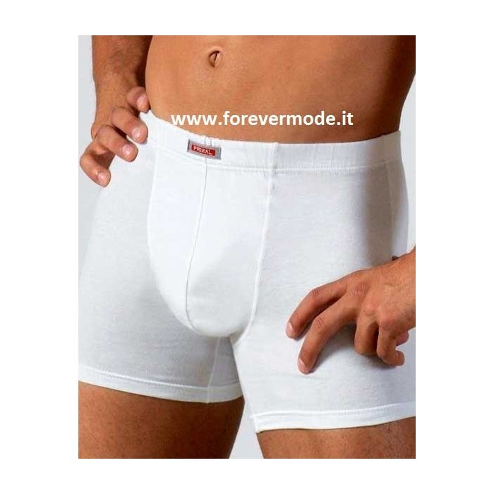 6 Boxer uomo Primal in cotone con gamba allungata ed elastico interno
