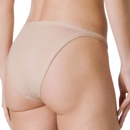 Slip donna Tanga Tramonte vita bassa in cotone con vita e gambe senza elastici