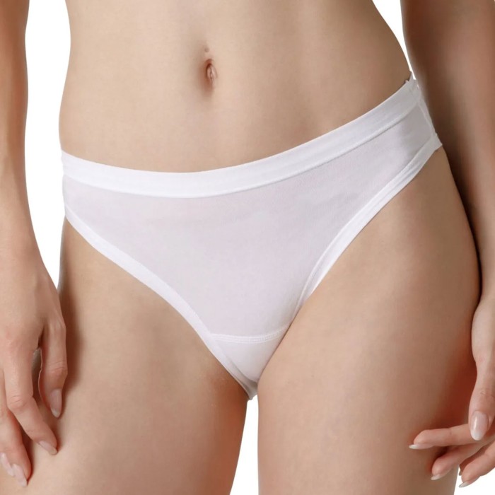 Slip donna Tramonte in cotone elasticizzato con giro gamba e vita senza elastici