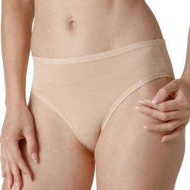 Slip donna Tramonte Midi in cotone elasticizzato con vita e giro gamba senza elastici