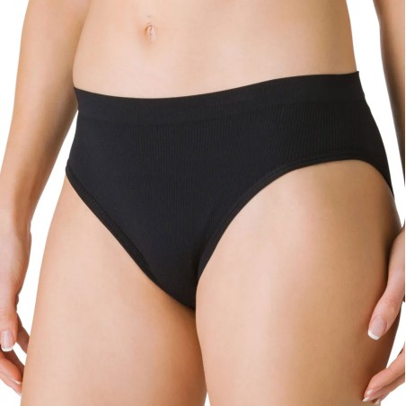 Slip donna Tramonte sportivo in microfibra a costine senza cuciture comfort
