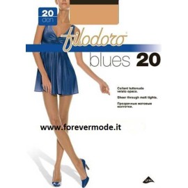 3 Collant donna Filodoro Blues20 tuttonudo opaco tassello cotone