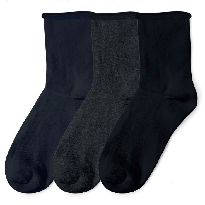 3 Paia di Calze da uomo Virtus corte in caldo tessuto termico con polsino smollato