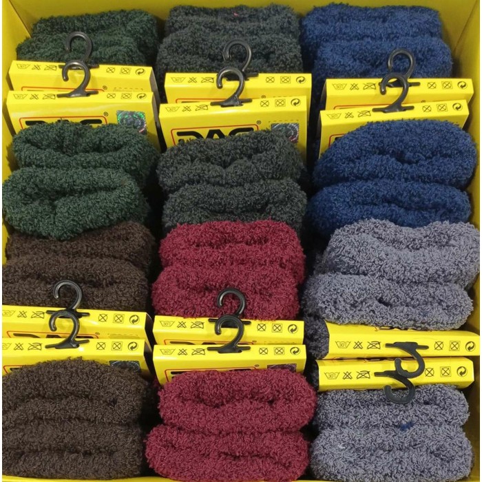 6 Paia di Calze donna Dag corte con risvolto soft termiche morbidone