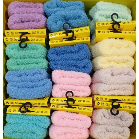 6 Paia di Calze donna Dag corte con risvolto soft termiche morbidone