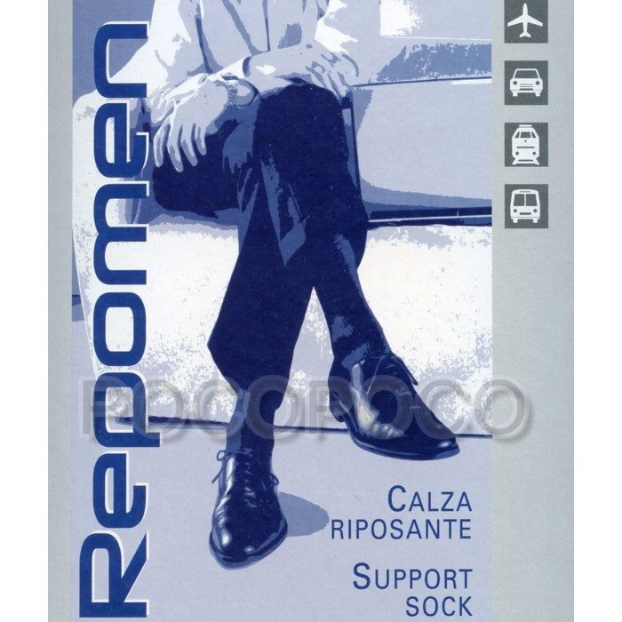 1 Paio di Calze uomo Ibici Repomen Sanitaria lunga con compressione medio forte