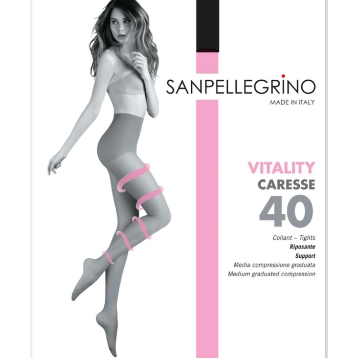 2 Collant donna Sanpellegrino Caresse 40 den riposante