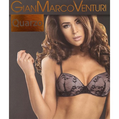 Reggiseno donna GMV con ferretto e imbottitura preformata tutto in pizzo